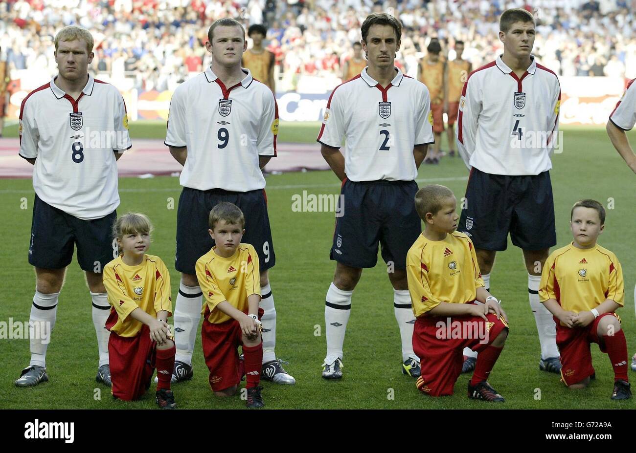 Inghilterra v Francia Foto Stock