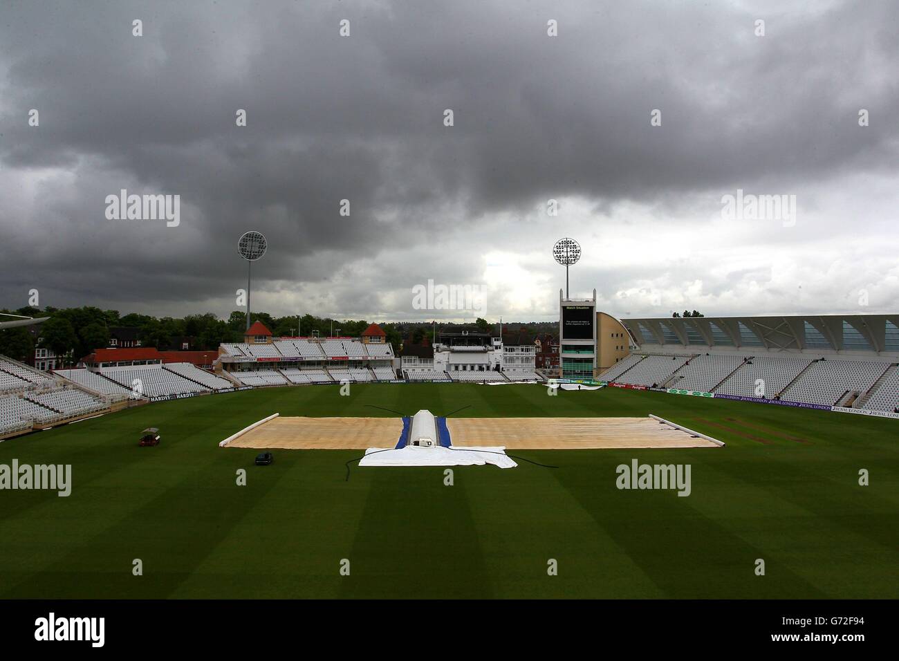 Cricket - LV= County Championship - Division One - Nottinghamshire v Northamptonshire - Giorno 2 - Trent Bridge Foto Stock