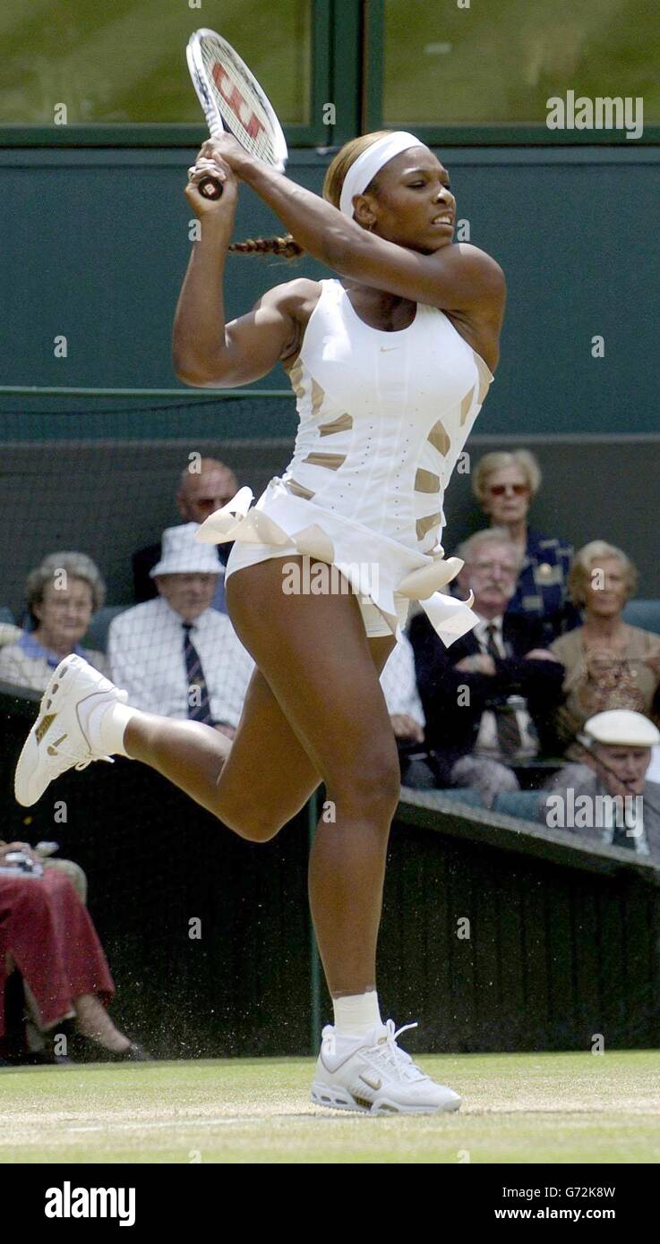 Serena Williams v Tatiana GOLOVIN Foto Stock