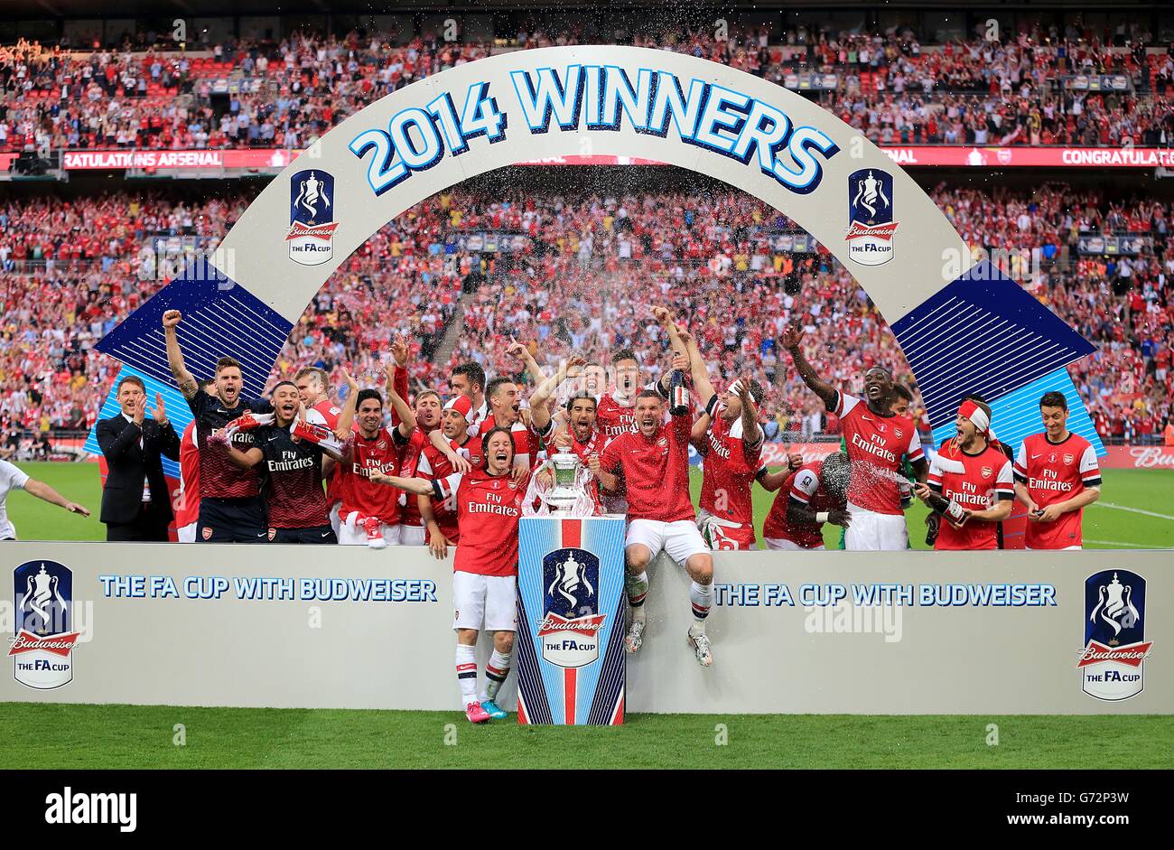 Calcio - FA Cup - finale - Arsenal v Hull City - Wembley Stadium Foto Stock