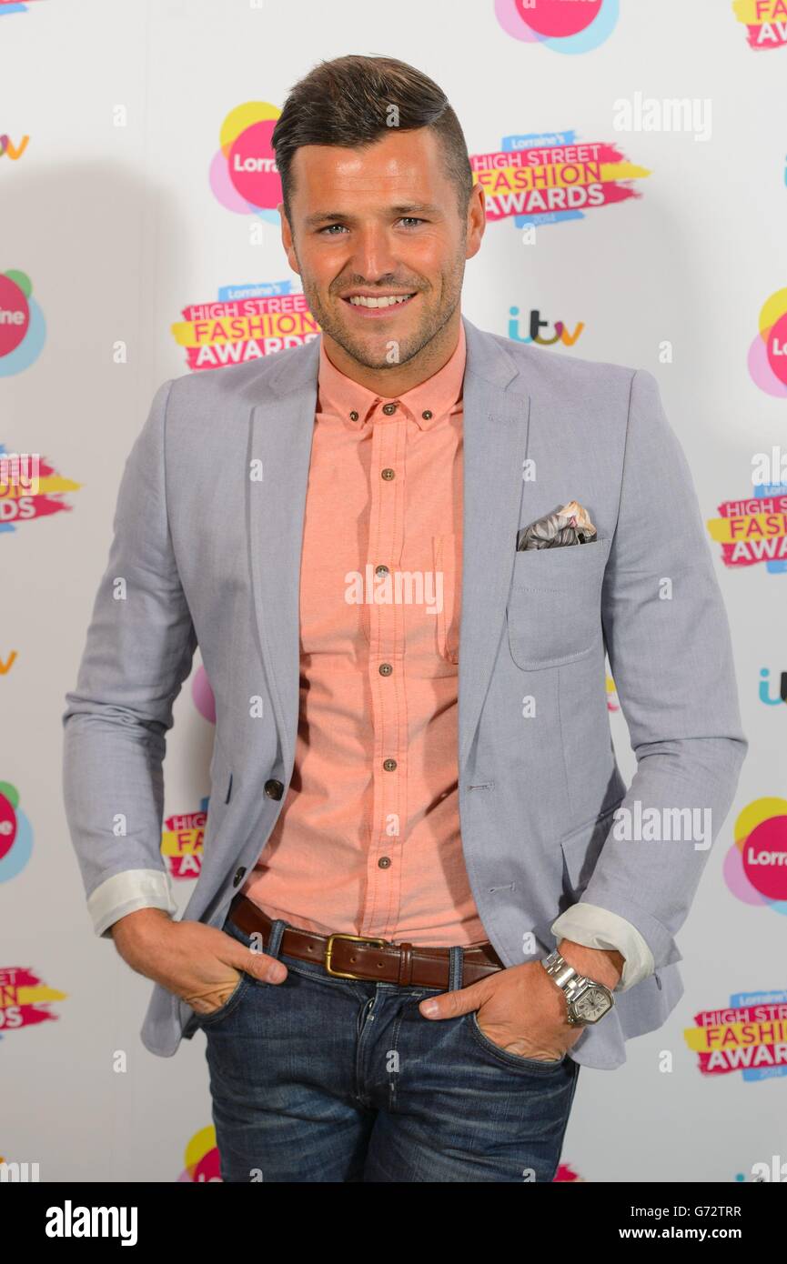 Mark Wright arriva al Lorraine's High Street Fashion Awards a Vinopolis, nel centro di Londra. Foto Stock