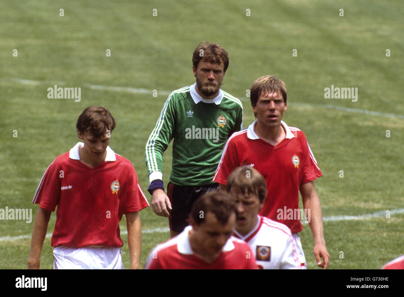 Calcio - Coppa del Mondo FIFA MESSICO 1986 - GRUPPO C - Unione Sovietica v Ungheria - Estadio Sergio Leon Chavez, Irapuato Foto Stock
