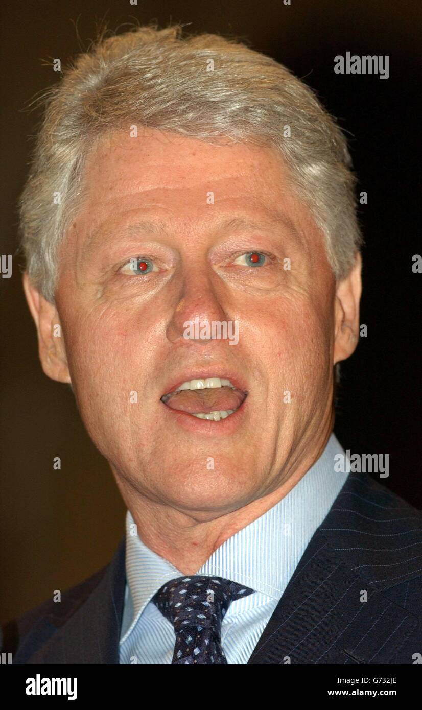 Bill Clinton launch party Foto Stock