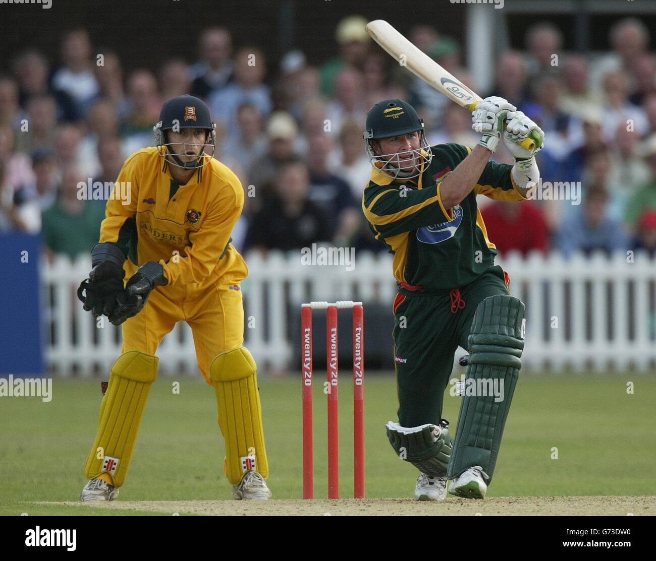 CRICKET Leicestershire 4 Foto Stock