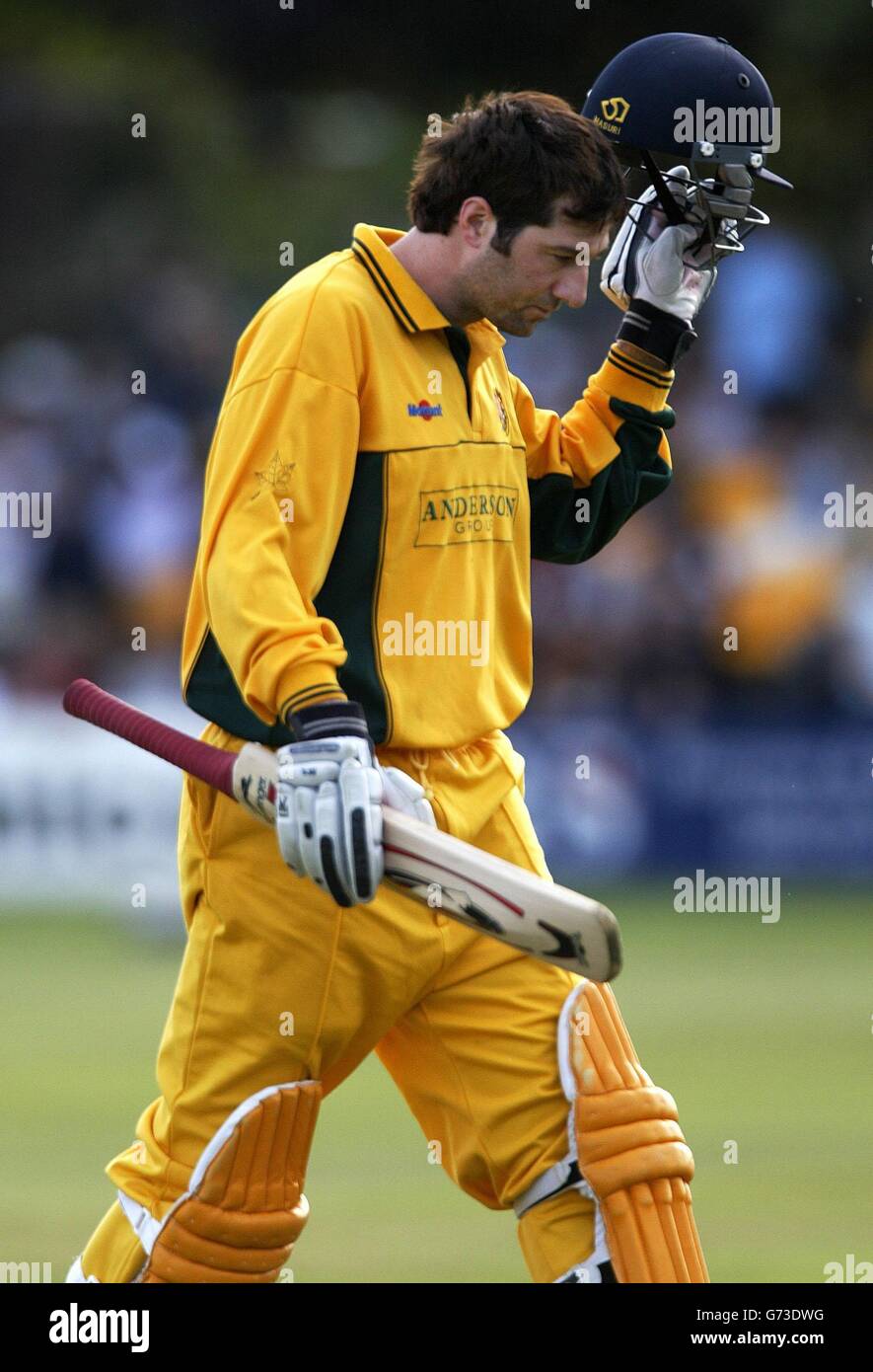 CRICKET Leicestershire 6 Foto Stock