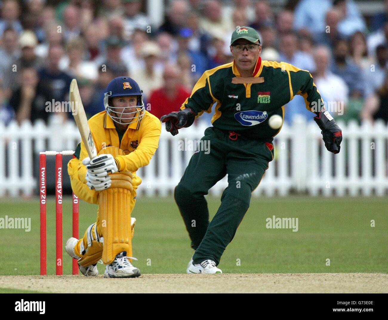 CRICKET Leicestershire 7 Foto Stock