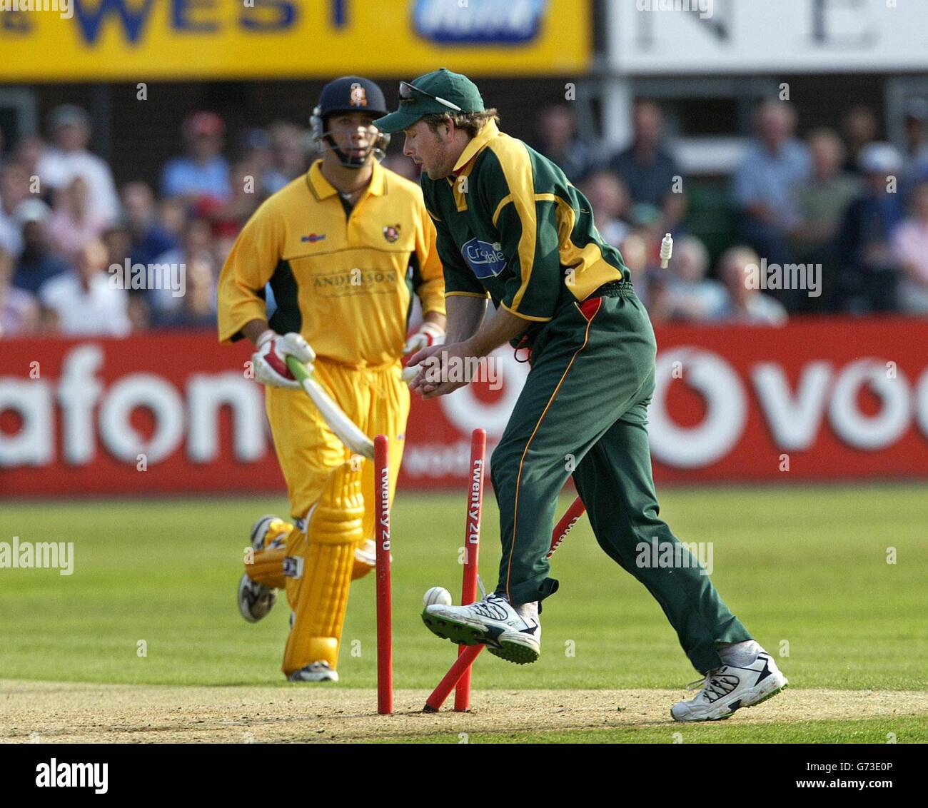 CRICKET Leicestershire 8 Foto Stock