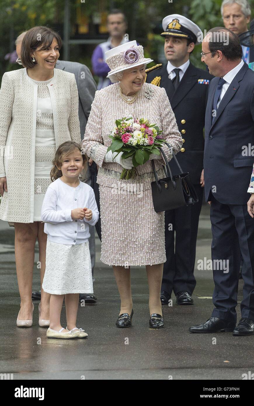 Visita di Stato in Francia Foto Stock