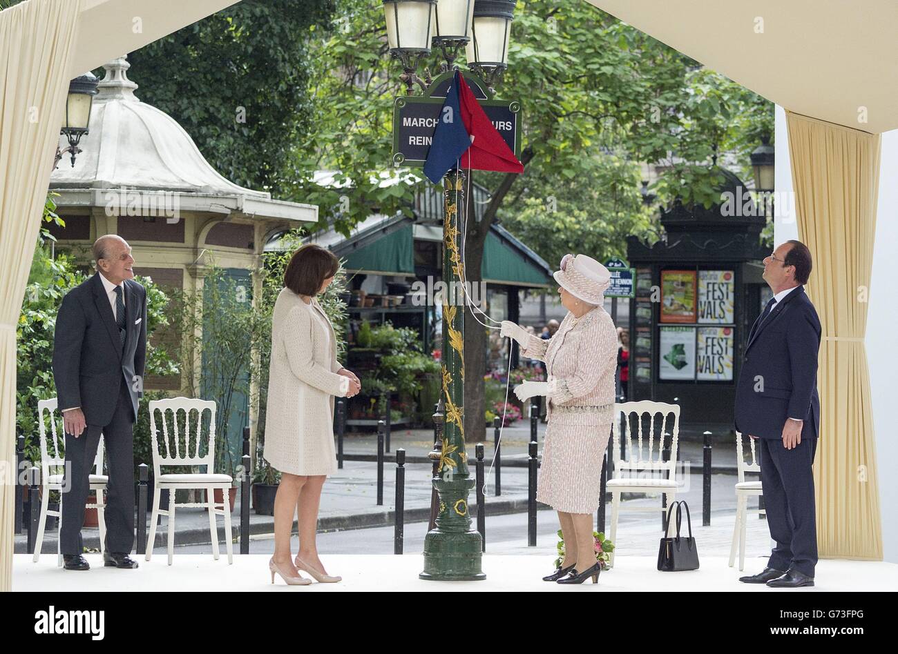 Visita di Stato in Francia Foto Stock