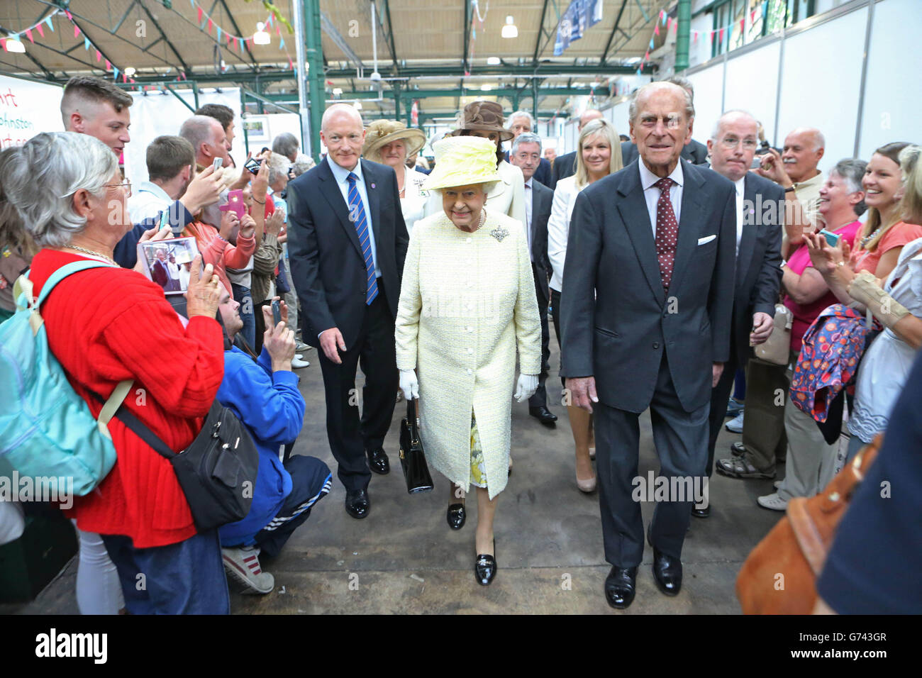 Royal visita a Ulster - Giorno 2 Foto Stock