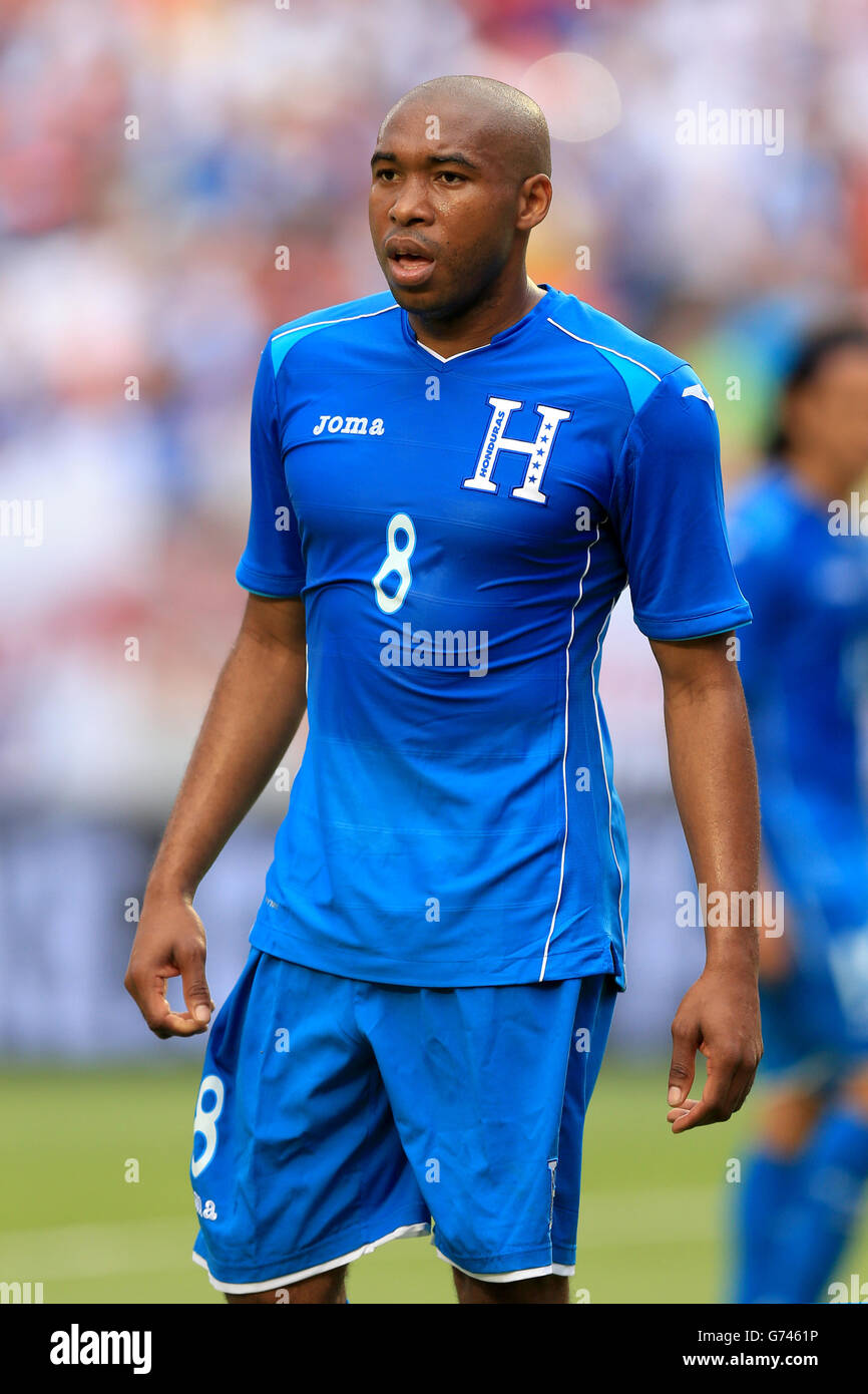 Calcio - Coppa del mondo FIFA 2014 - Miami Training Camp - Inghilterra / Honduras - Sun Life Stadium. Wilson Palacios, Honduras Foto Stock