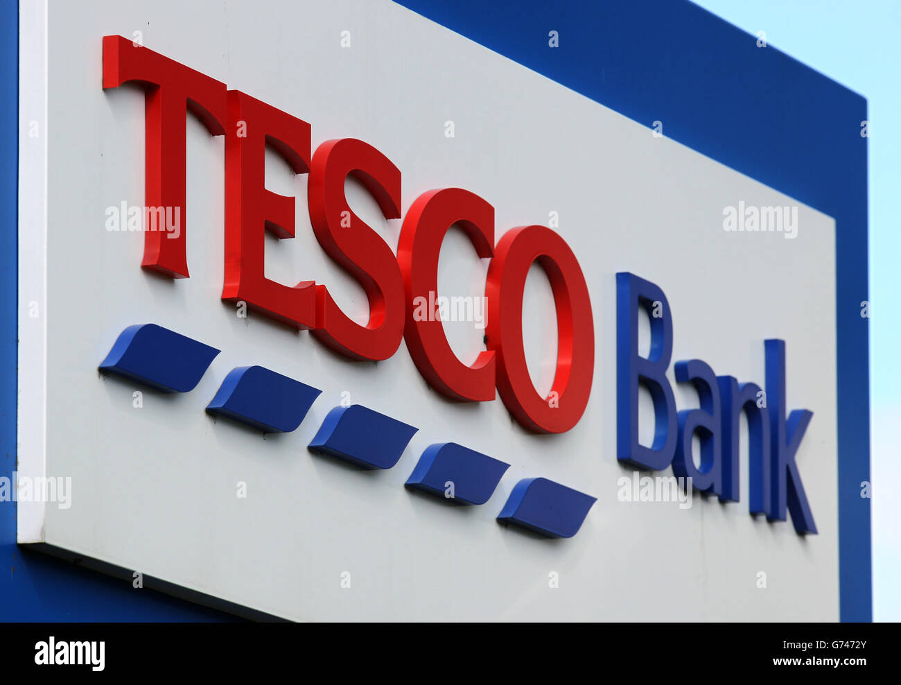 Vista generale dell'ufficio del Tesco Bank a South Gyle, Edimburgo, quando il gigante del supermercato ha assunto i giganti delle banche di High Street quando ha lanciato il suo primo conto corrente con un dito al "ridicolmente scarso valore" offerto dai rivali. Foto Stock