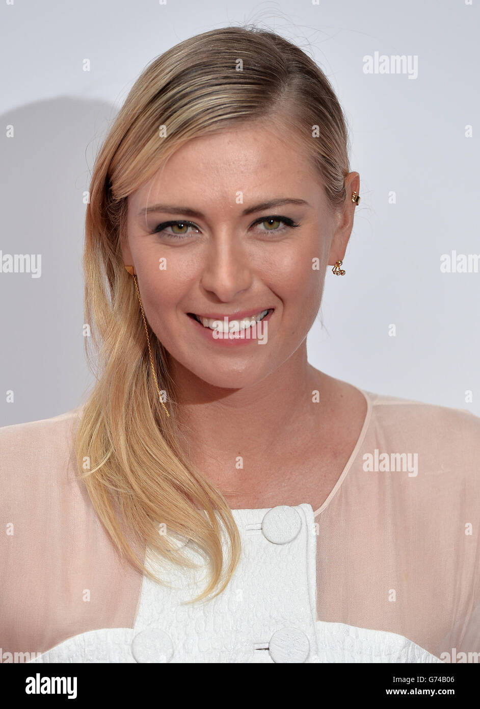 Maria Sharapova partecipa al WTA Pre-Wimbledon party a Kensington Roof Gardens, Londra Foto Stock