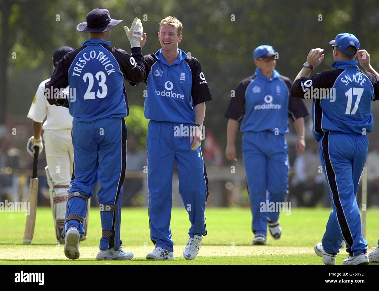 Inghilterra pratica di Calcutta Foto Stock