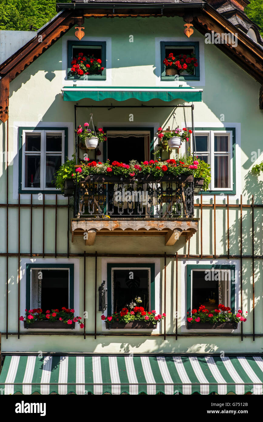 Hallstatt, Austria superiore, Austria Foto Stock
