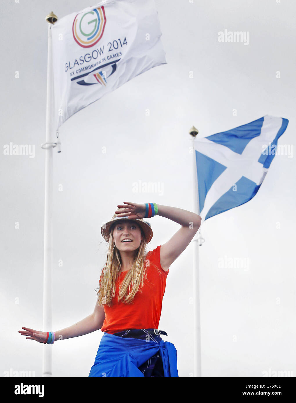 Glasgow 2014 Giochi del Commonwealth Foto Stock