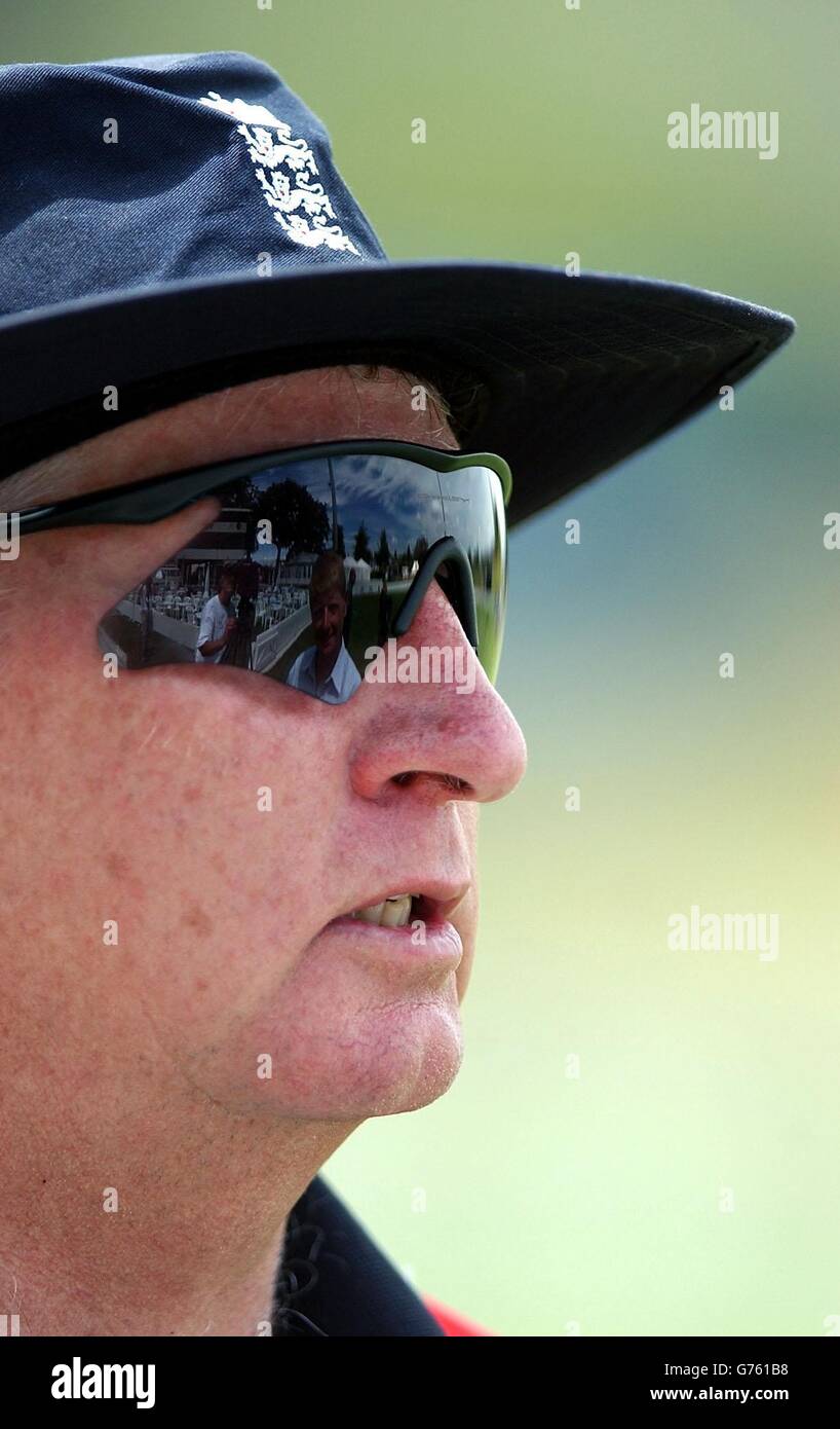 Inghilterra Cricket - Duncan Fletcher Foto Stock