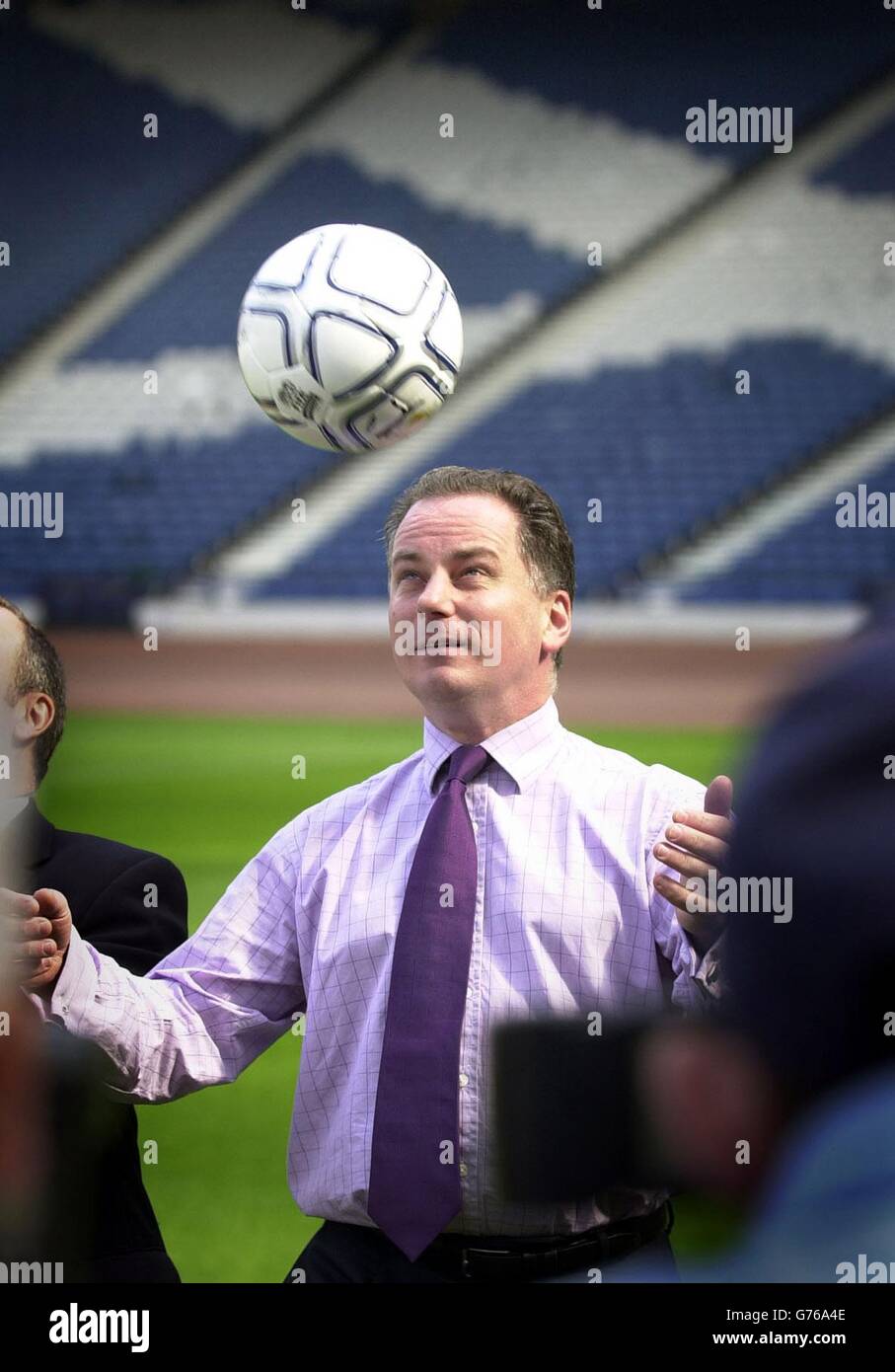 Jack McConnell Euro 2008. Foto Stock