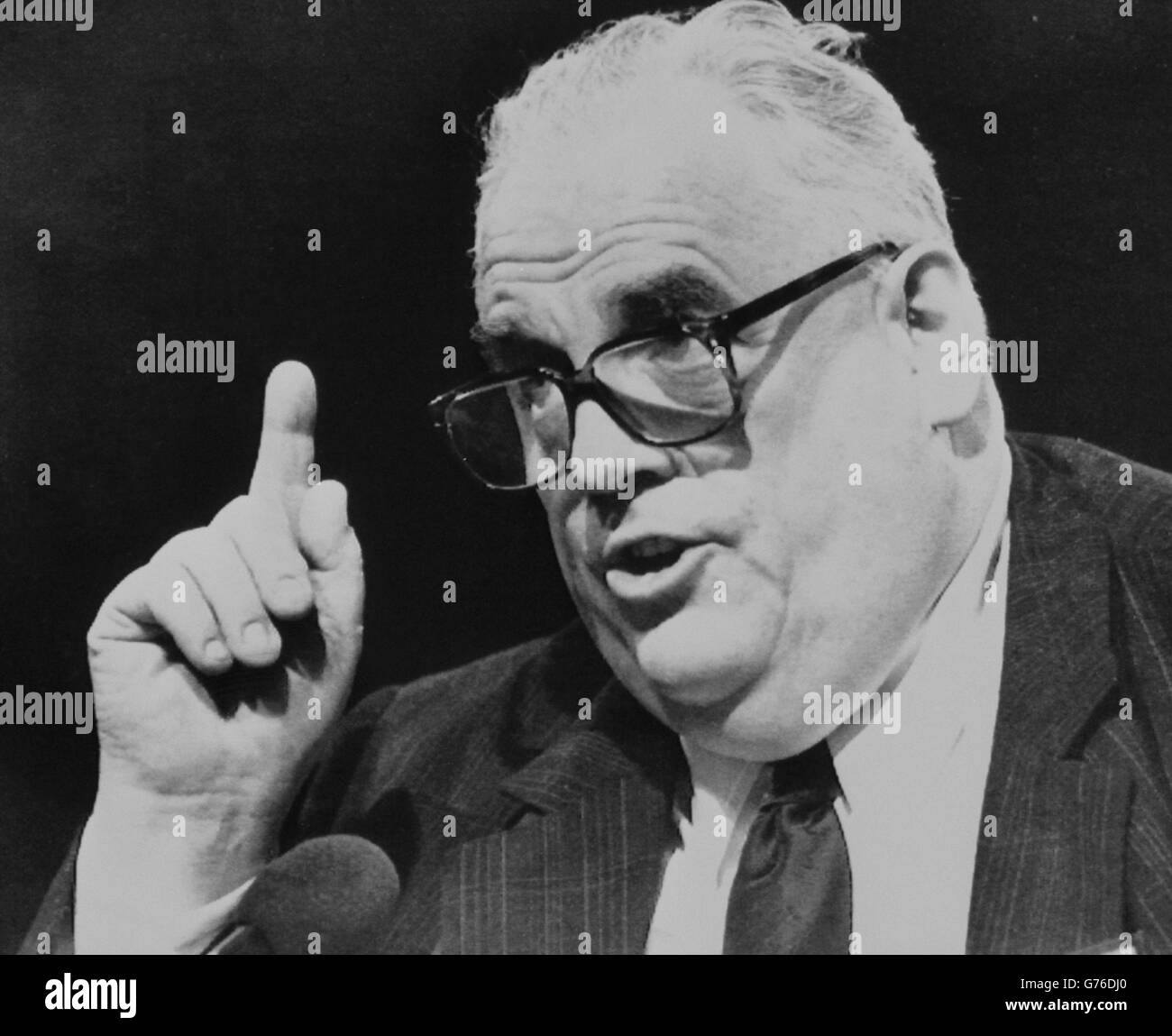 (pic by David Jones) il veterano Sir Cyril Smith durante la prima conferenza di partito dei socialdemocratici e liberali a Blackpool. Non è riuscito in un ultimo tentativo di fermare il SLD a discutere di una mossa per cambiare il suo breve nome in Democratici. Foto Stock