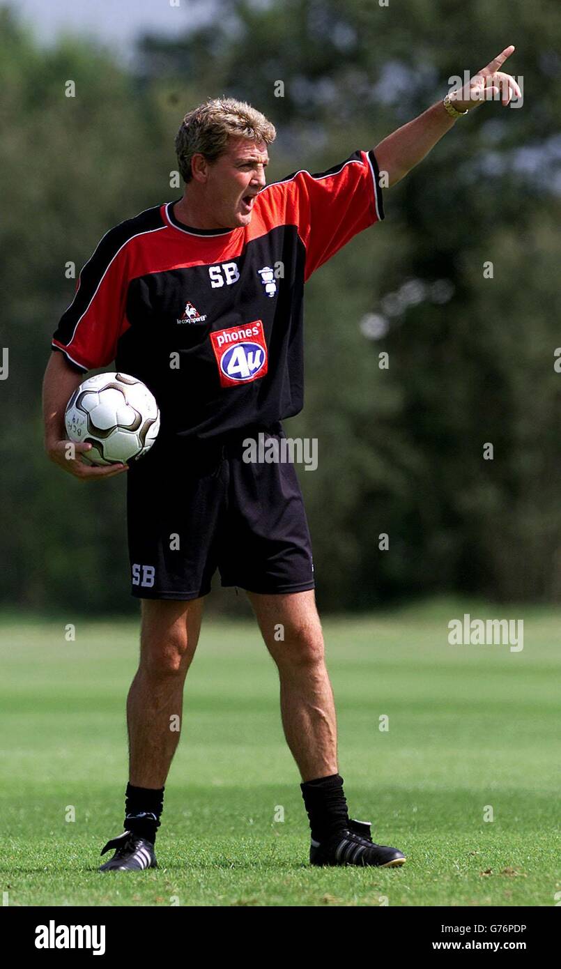 Steve Bruce - Birmingham City Team Training Foto Stock