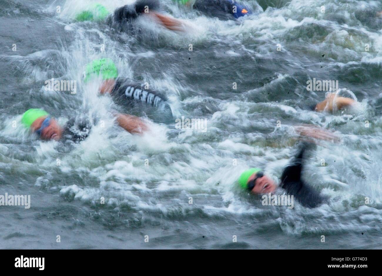 London Triathlon Foto Stock