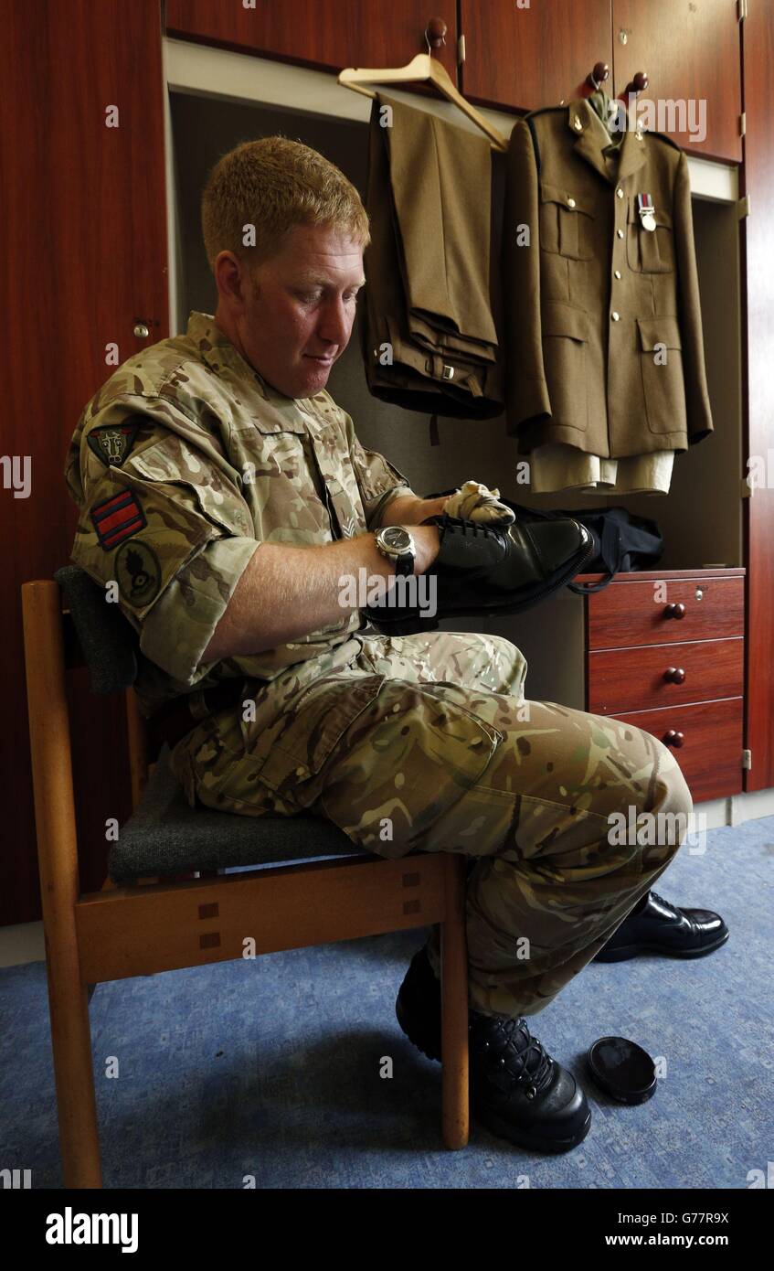 Ridenominazione delle truppe dell'esercito divisione corazzata Foto Stock