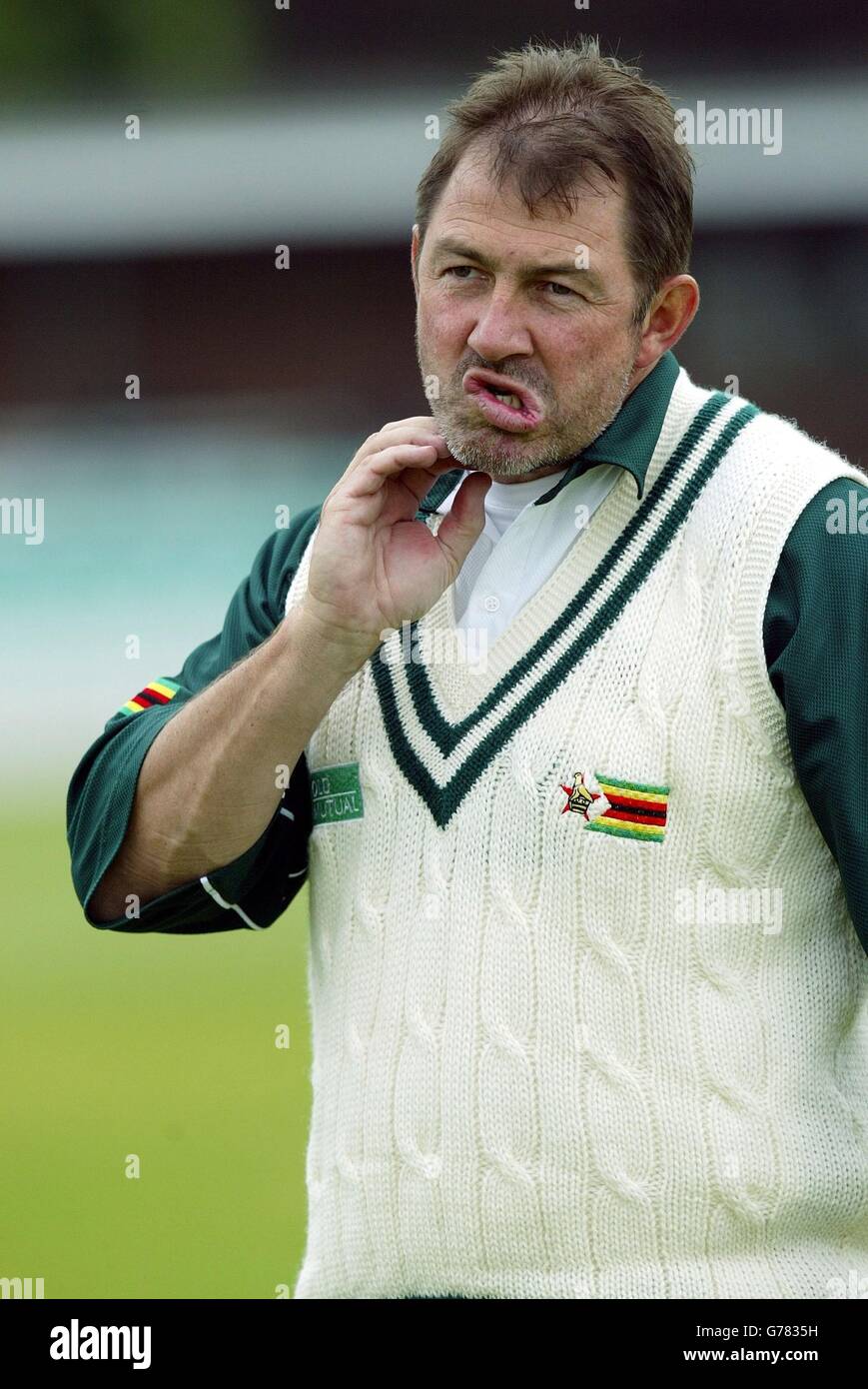 Di cricket dello Zimbabwe - Goeff Marsh Foto Stock