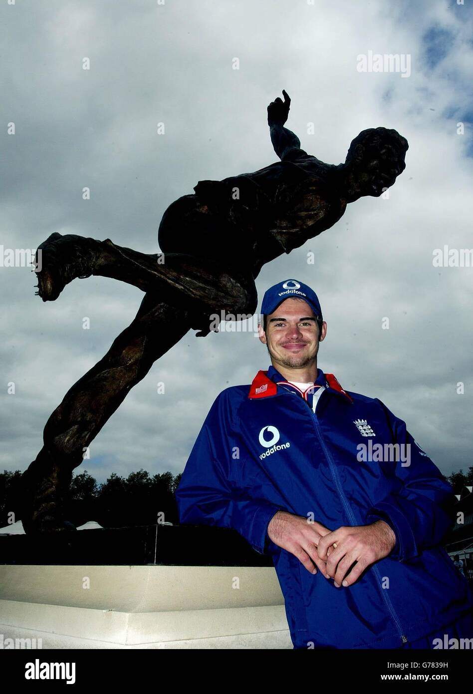 Inghilterra Cricket - James Anderson Foto Stock