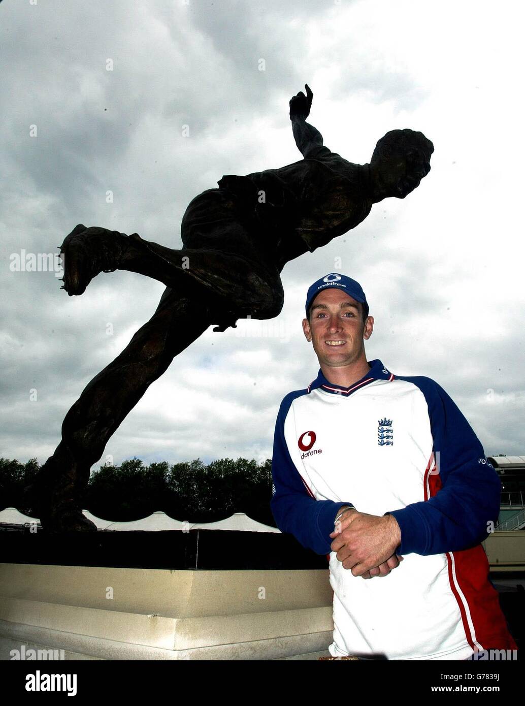 Cricket Inghilterra - James Kirtley Foto Stock