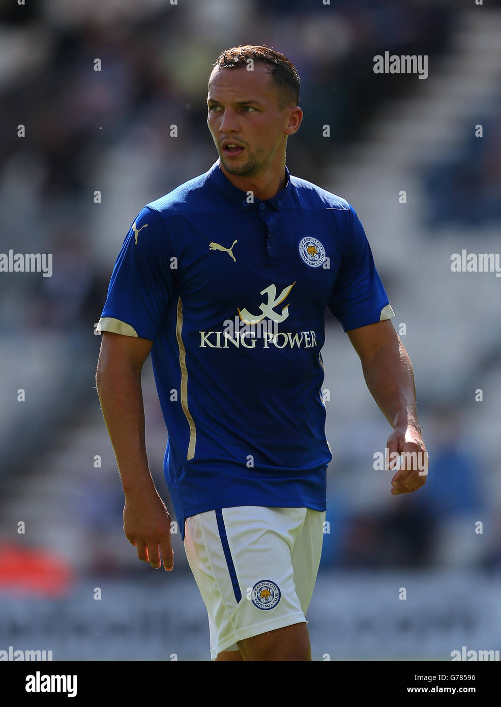 Danny Drinkwater di Leicester City durante la pre-stagione amichevole a Deepdale, Preston Foto Stock