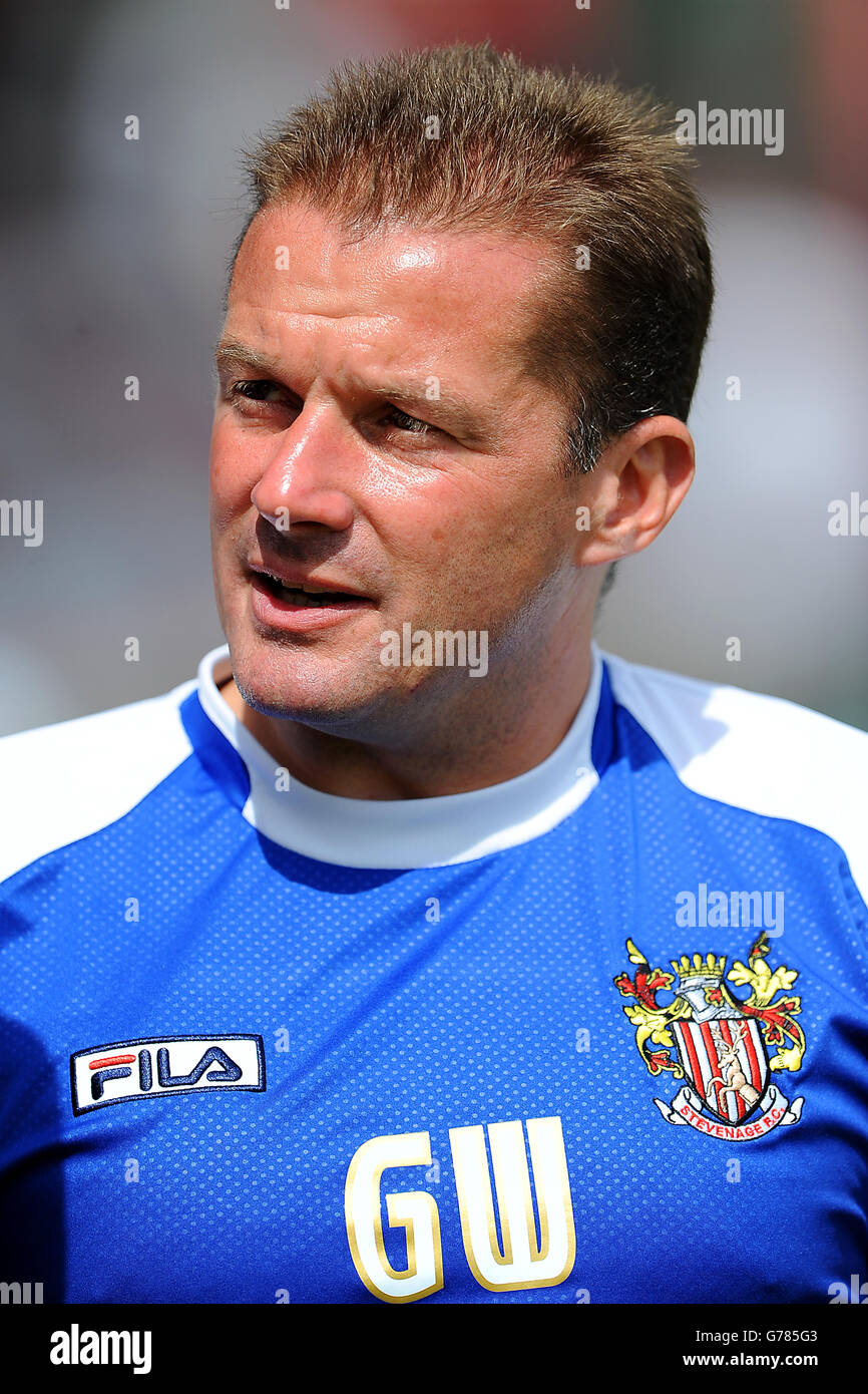 Calcio - pre stagione amichevole - Stevenage v Coventry City - La Lamex Stadium Foto Stock