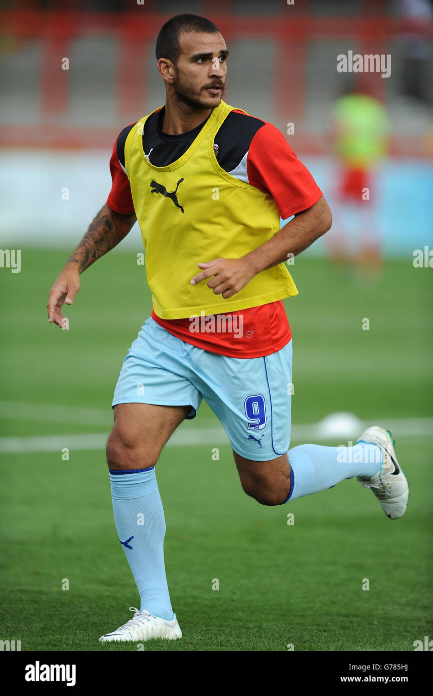 Calcio - pre stagione amichevole - Stevenage v Coventry City - La Lamex Stadium Foto Stock