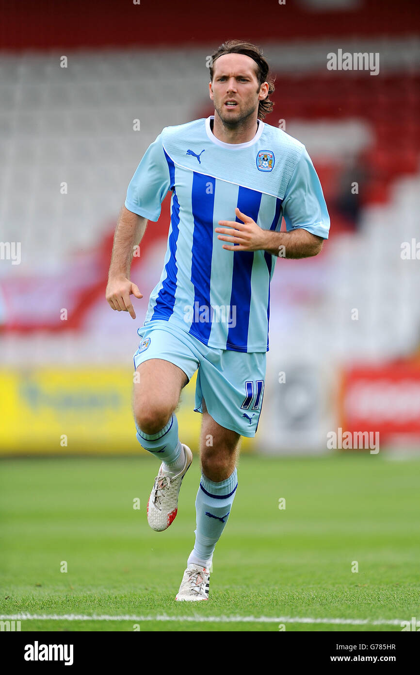 Calcio - pre stagione amichevole - Stevenage v Coventry City - La Lamex Stadium Foto Stock
