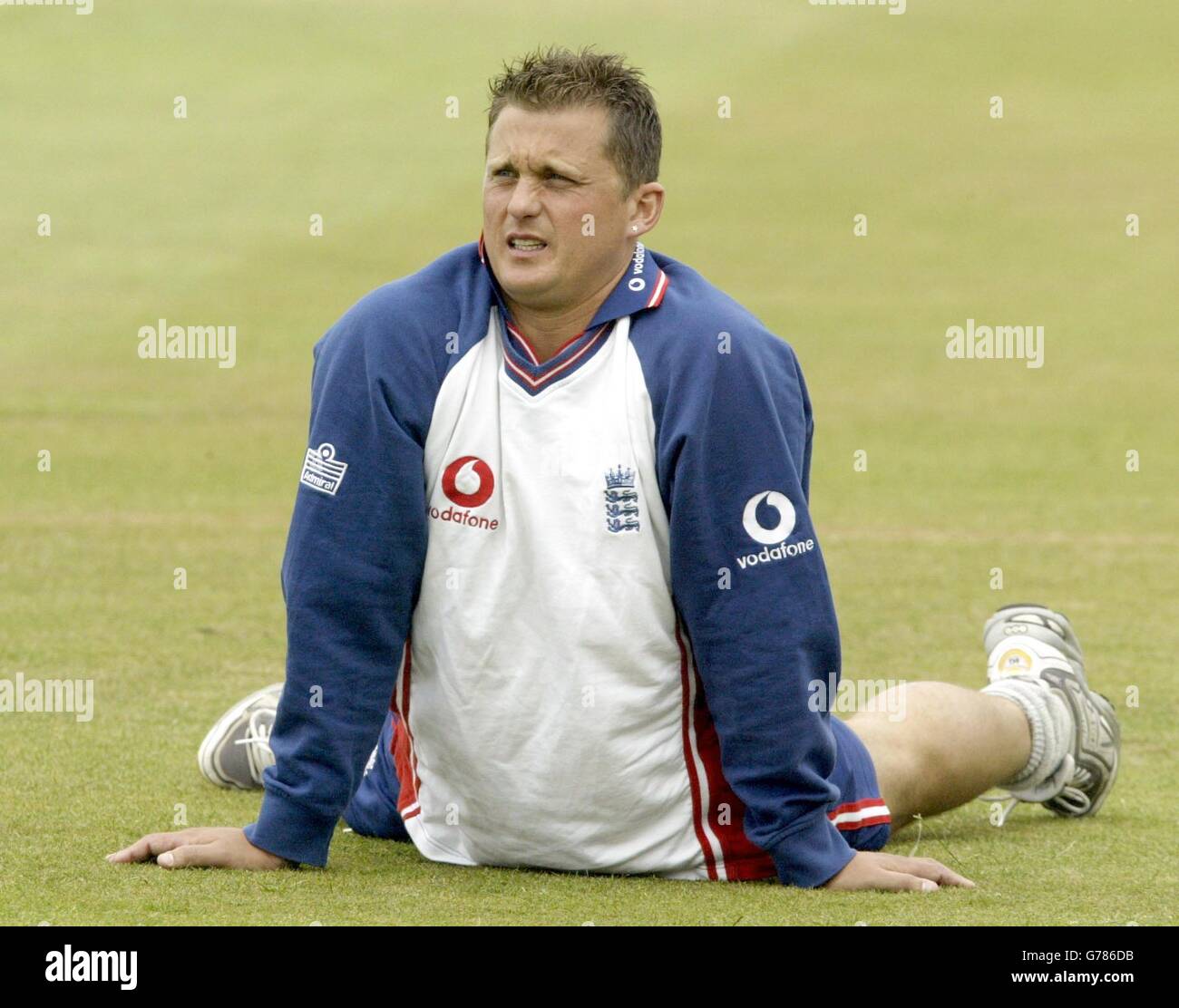 Inghilterra cricket pratica Foto Stock