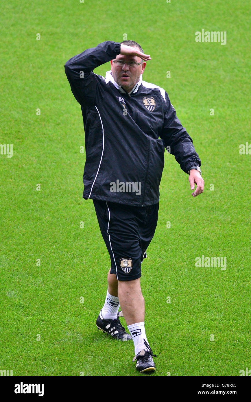 Calcio - pre stagione amichevole - Notts County v Derby County - Meadow Lane Foto Stock