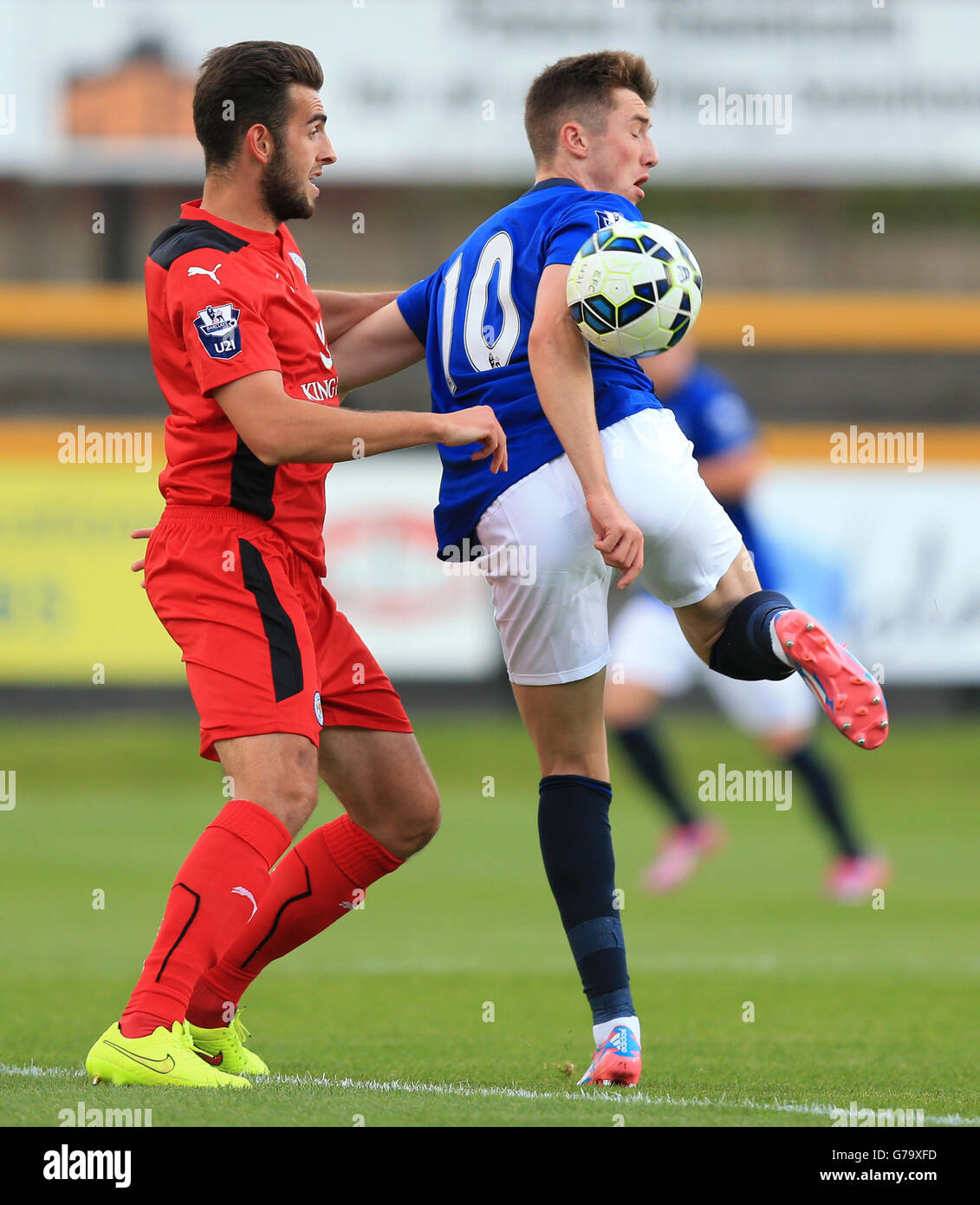 Calcio - Barclays U21 Premier League - Everton U21 v Leicester City U21 - Comunità Merseyrail Stadium Foto Stock