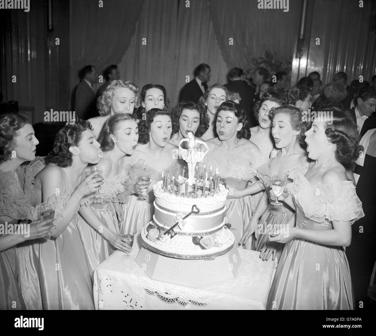 Teatro - Mulino a Vento Girls - Trocadero ristorante, Londra Foto Stock