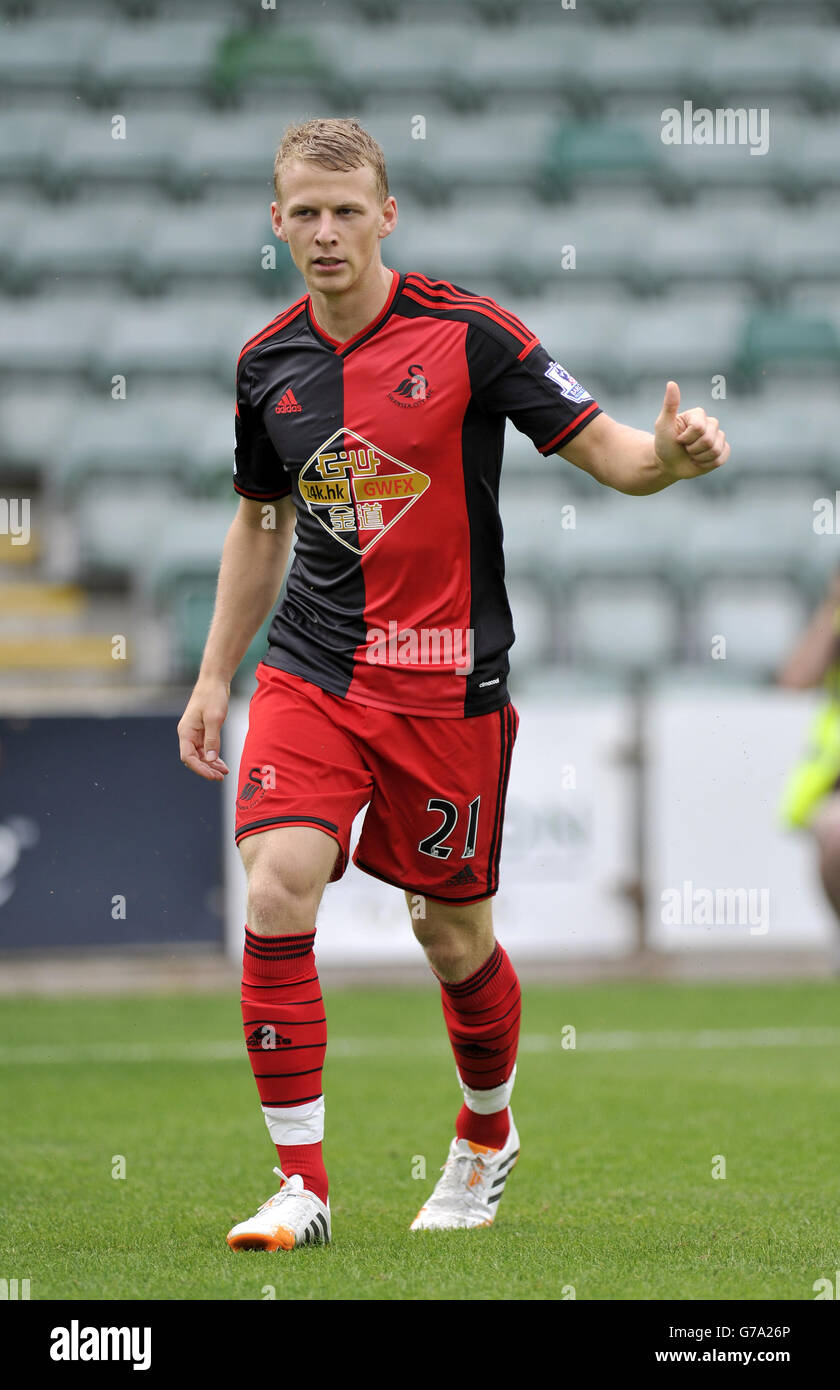 Calcio - Pre Season friendly - Plymouth Argyle v Swansea City - Home Park. Stephen Kingsley, Swansea City Foto Stock