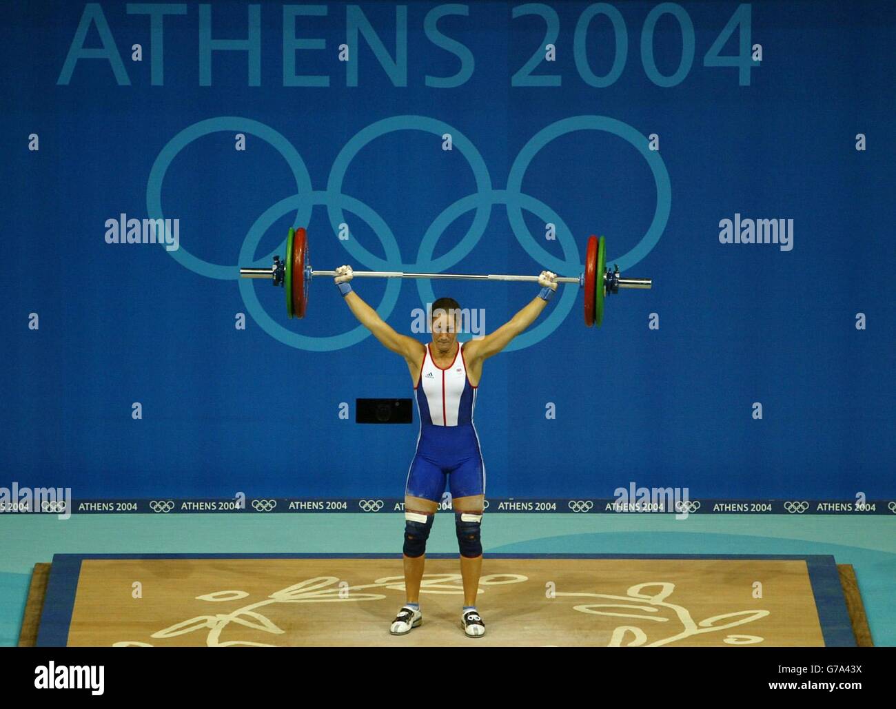 Michaela Breeze - 58kg Sollevamento pesi Foto Stock