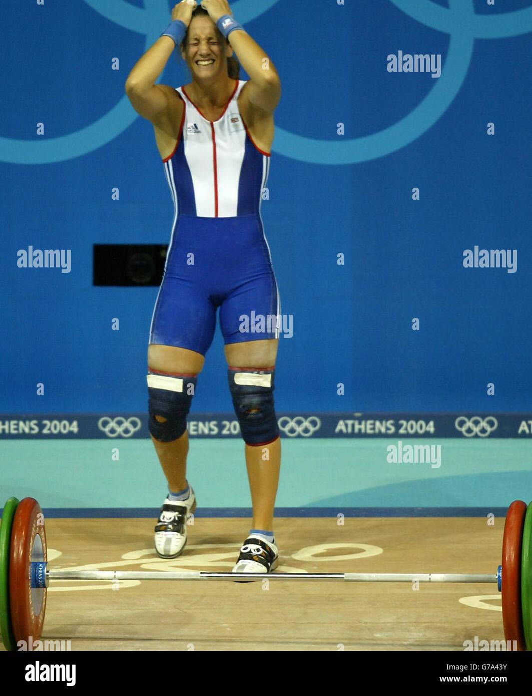 Michaela Breeze - 58kg Sollevamento pesi Foto Stock