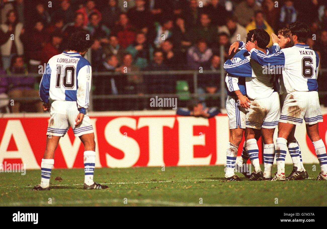 Fanion Match AJA Auxerre Vs Grasshopper Zurich - Coupe Europe 1996/97