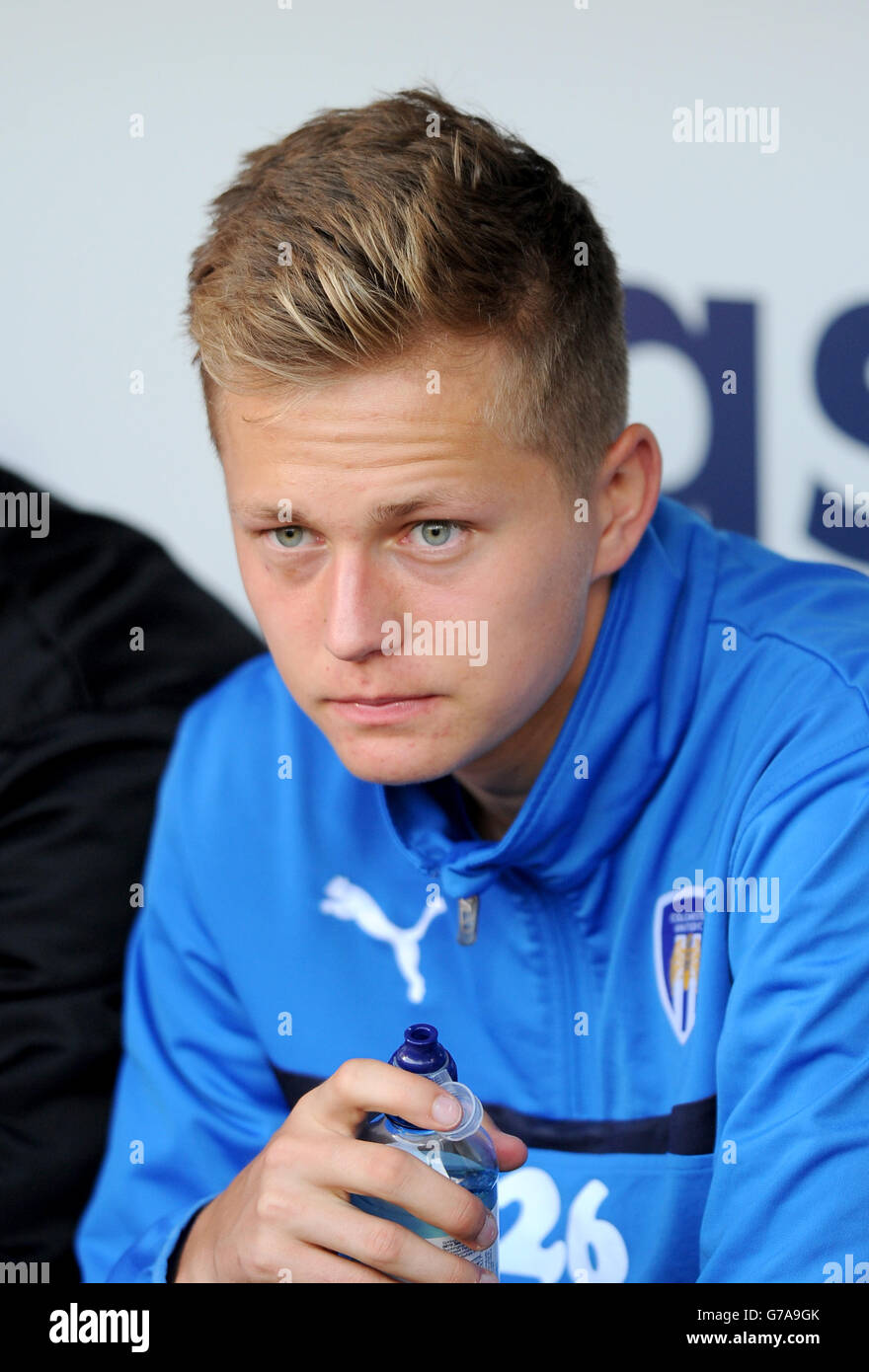 Calcio - Sky Bet League One - Notts County / Colchester United - Meadow Lane. Frankie Kent di Colchester United Foto Stock