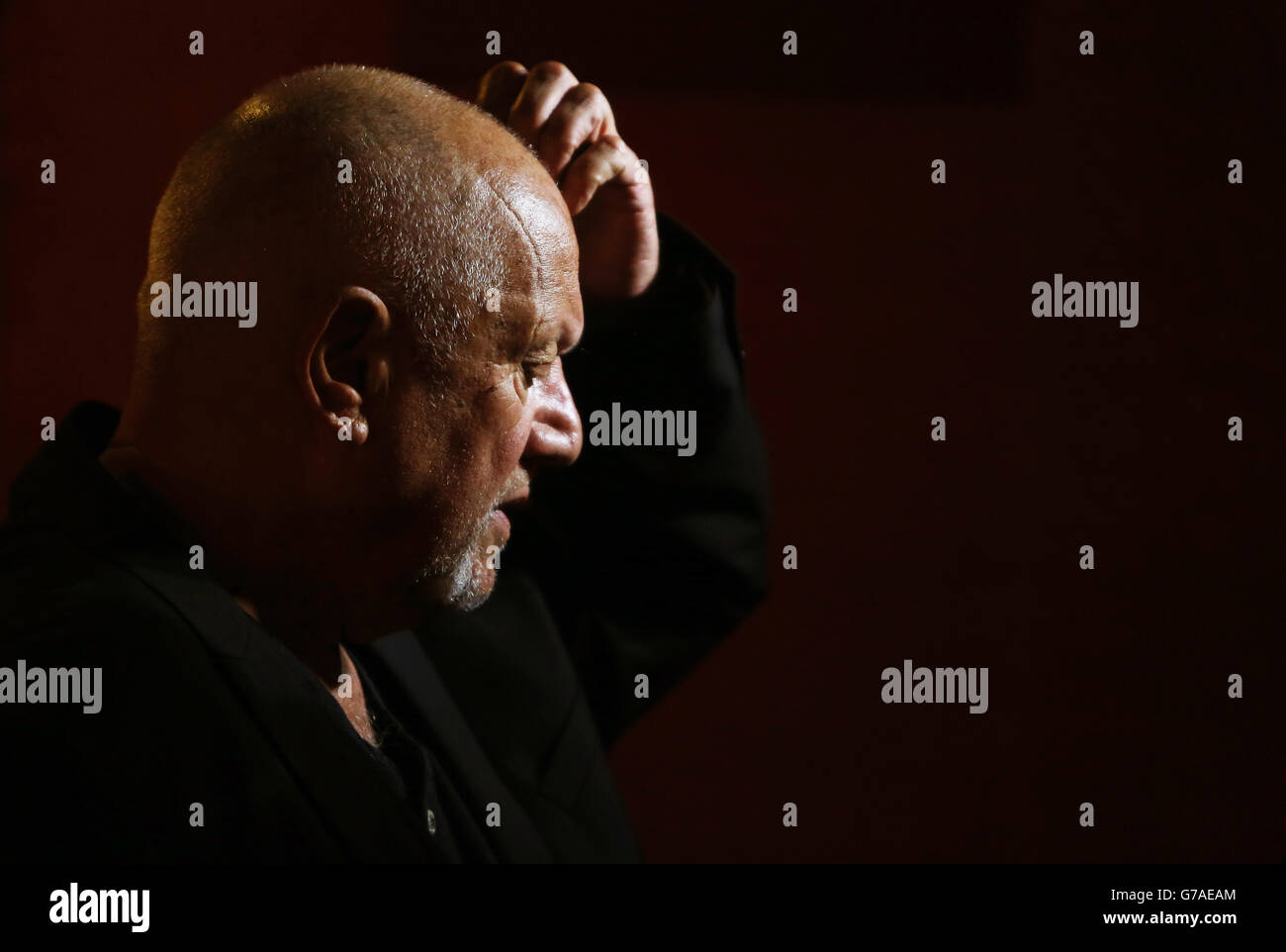 Attore, regista e drammaturgo Steven Berkoff al Gaety Theatre di Dublino, mentre porta l'attore Lament al Gaety Theatre per una settimana solo a partire da questa sera. Foto Stock