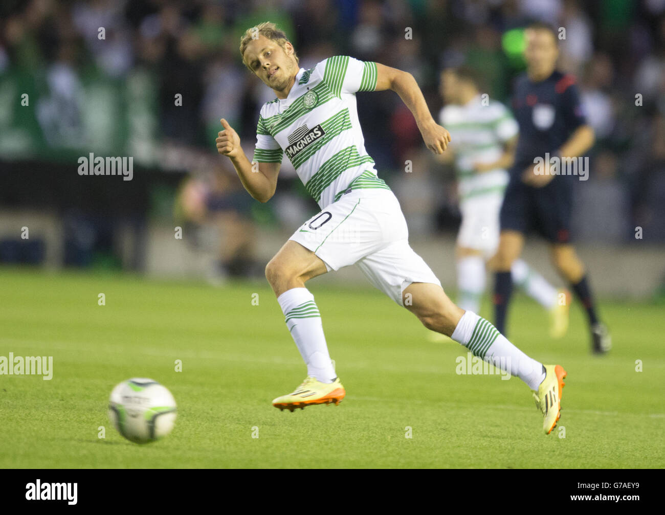 Calcio - Champions League qualifiche - Terzo Round - Seconda tappa - Celtic v Legia Warszawa - Murrayfield Foto Stock