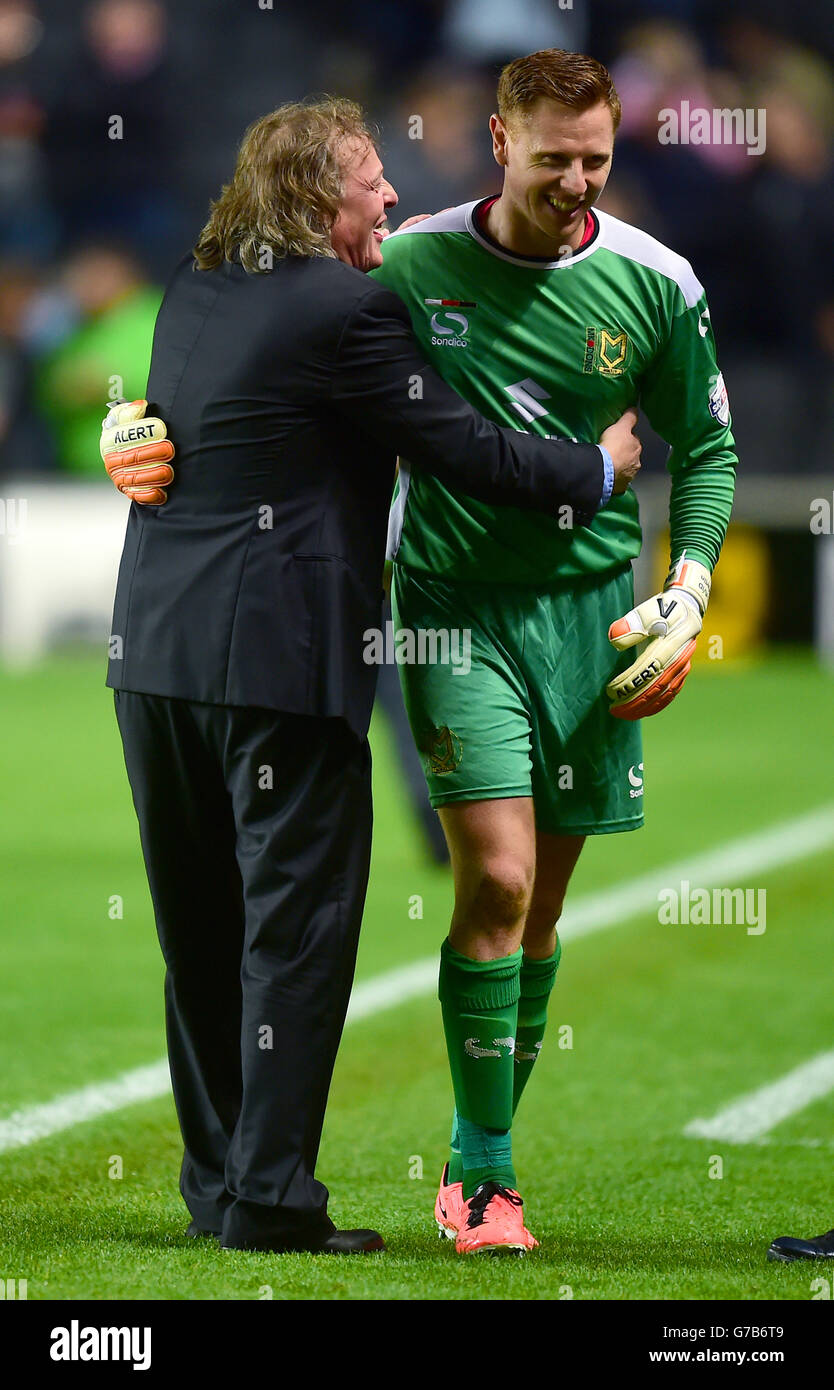 Calcio - Capital One Cup - Secondo round - Milton Keynes Dons v Manchester United - Stadium:mk Foto Stock