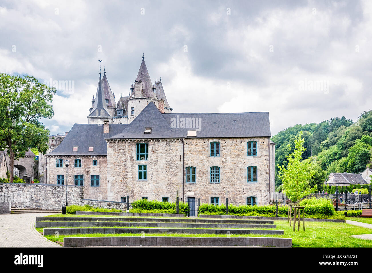 Castello di Durbuy Foto Stock