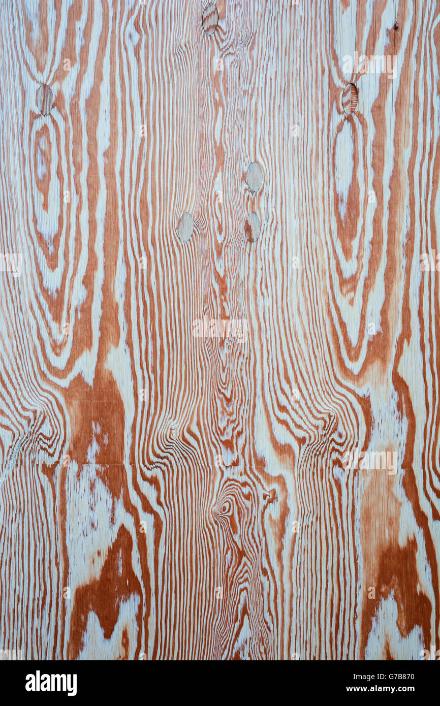 Sfondo di legno per risorse grafiche. Marrone chiaro, forme sinuose, circolare e lineare. Foto Stock