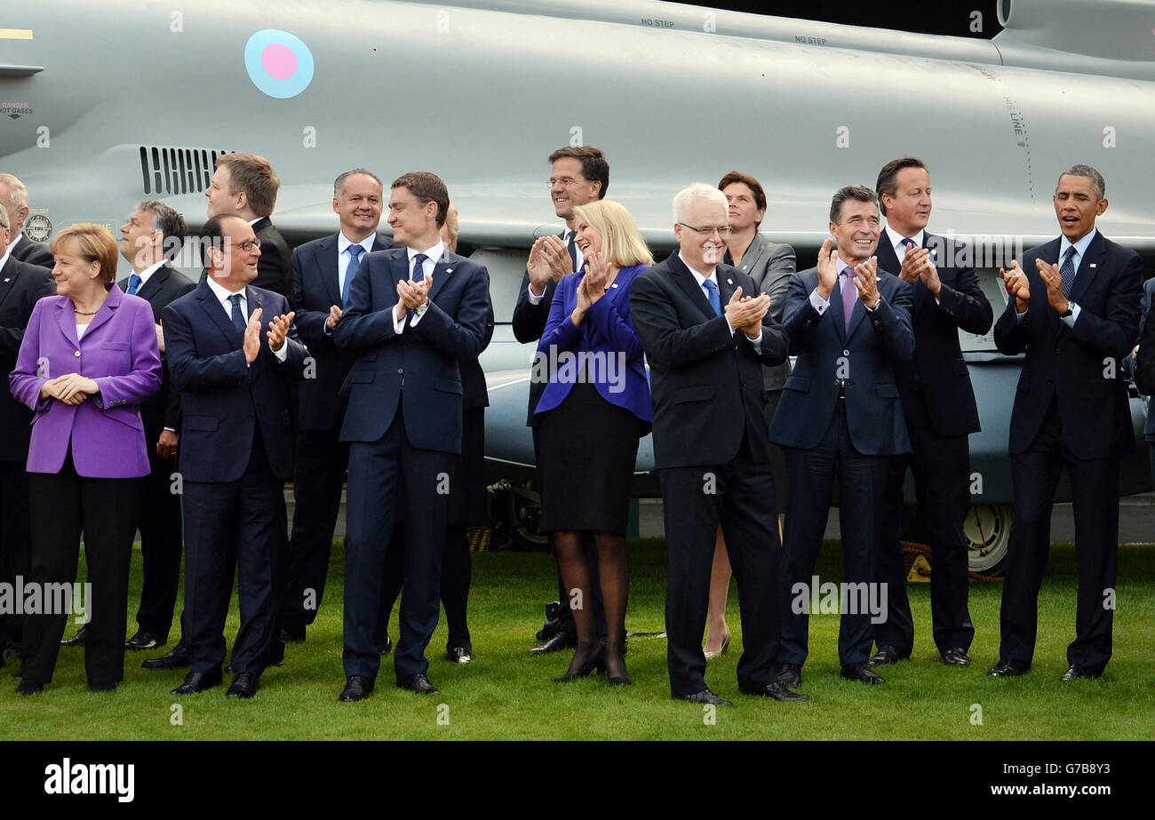 Vertice Nato 2014 - Giorno 2 Foto Stock