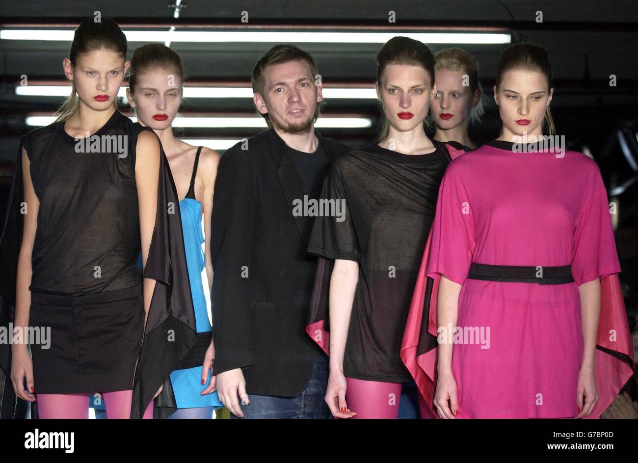 Jens Laugesen London Fashion Week Foto Stock