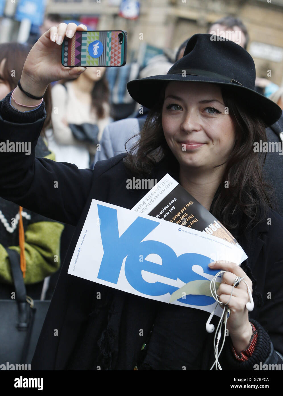 Scottish referendum di indipendenza Foto Stock
